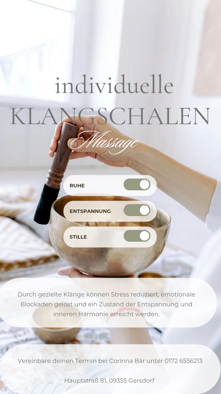 Klangschalen-Massage